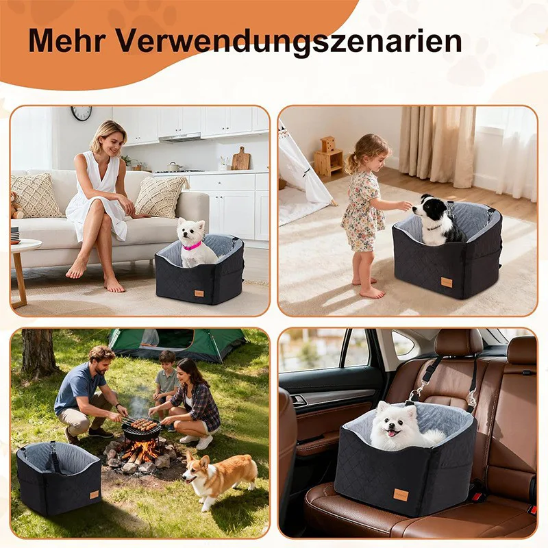 Pet Car Carrier Bed