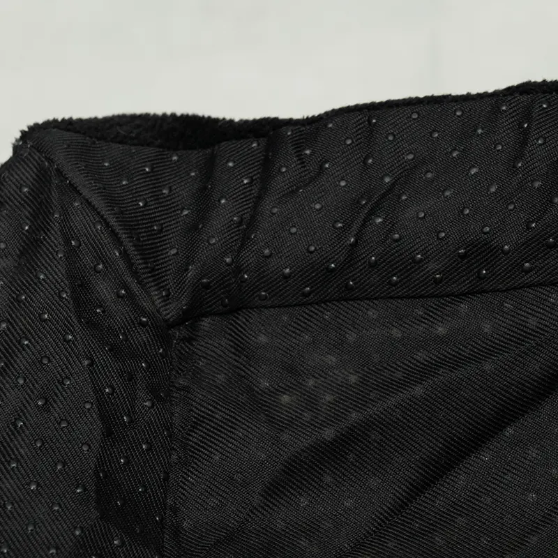 Black Quilted Bolster Pet Bed